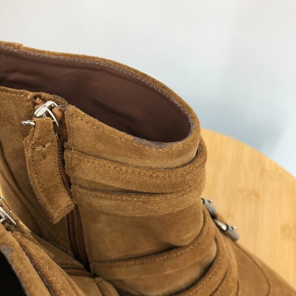 Tabitha Simmons Brown Christy  Suede Ankle Boots size EU 36.5 - Picture 13 of 16